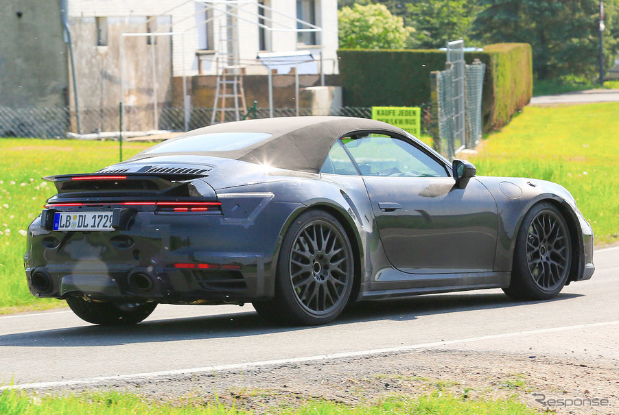 スクープ ポルシェ 911ターボ カブリオレ新型を激写 カーナリズム