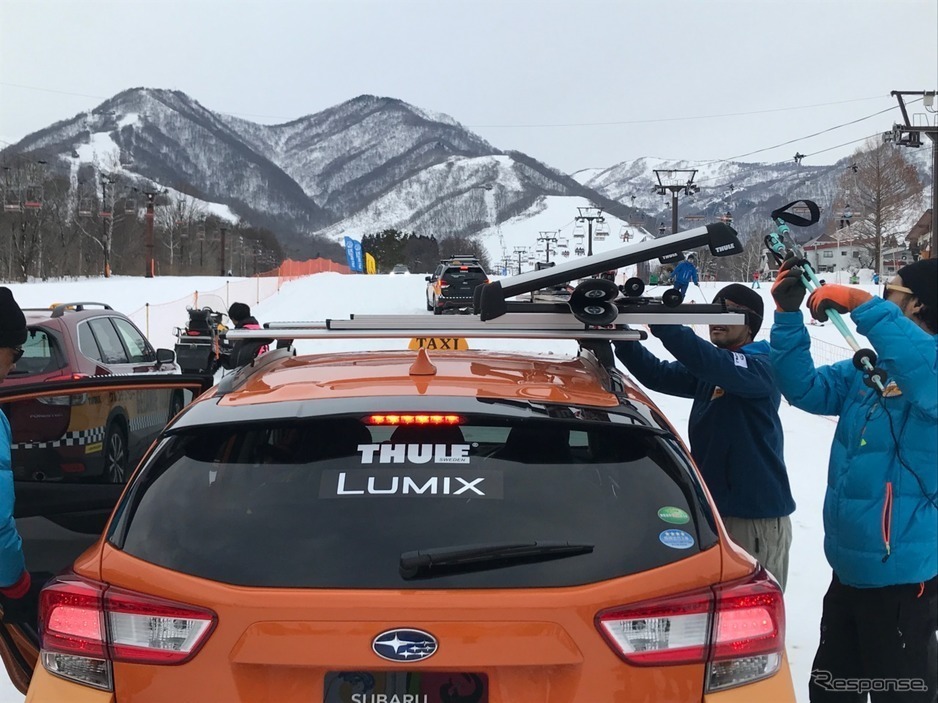 ウィンタースポーツに出かける前に、車にスキーキャリアをつけてみよう ...