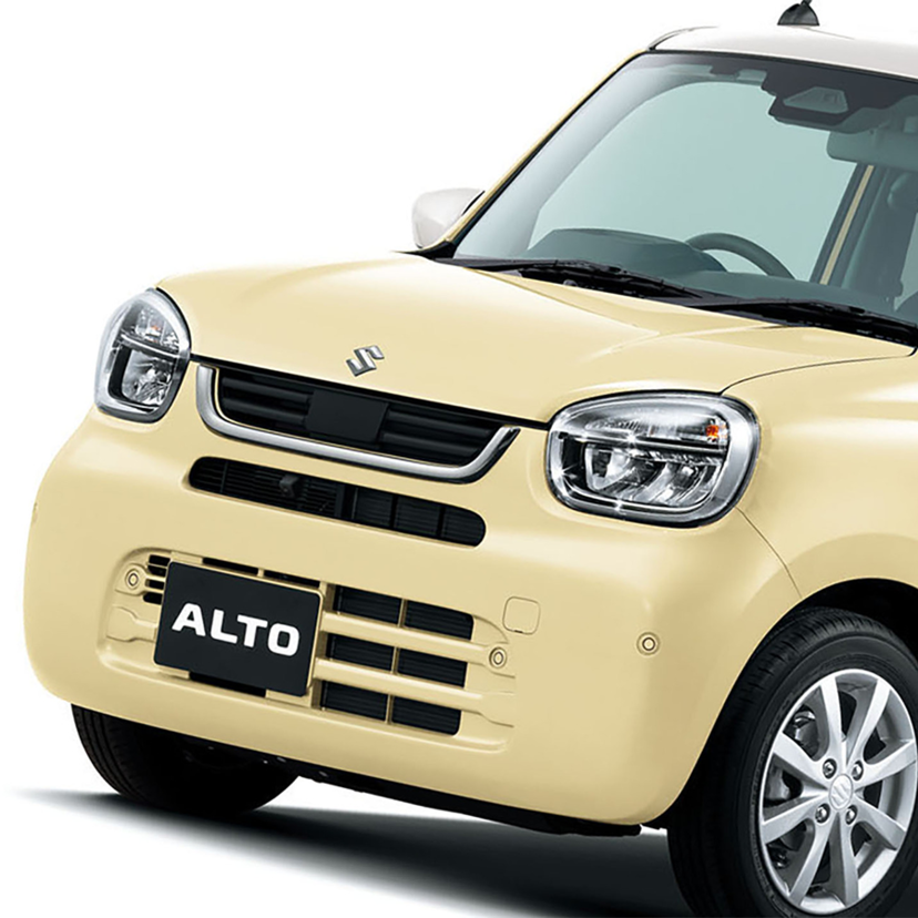 スズキ新型「アルト」発表！デザイン刷新で空力性能向上