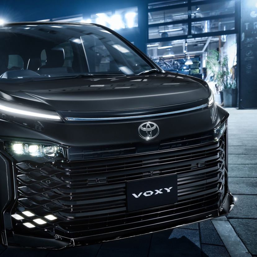 トヨタ「ノア」「ヴォクシー」一部改良！全車ハイブリッド化と新デザイン採用