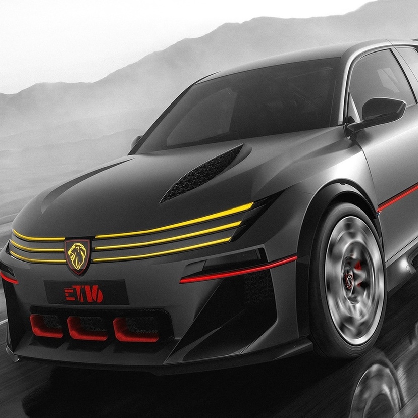 プジョー、816馬力の「E-T16コンセプト」を公開！名車205 T16の精神を3モーターEVへ
