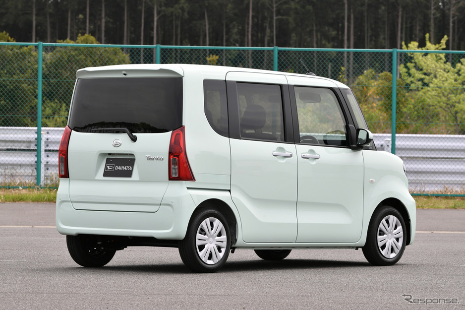 新型タントの後ろ姿