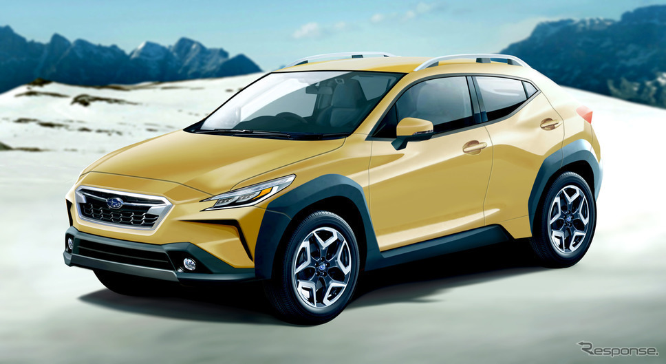 《APOLLO NEWS SERVICE》スバル 新型クロスオーバー クーペSUV(予想CG)