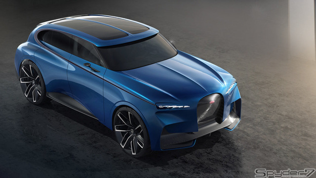 ブガッティのSUV? 予想CG