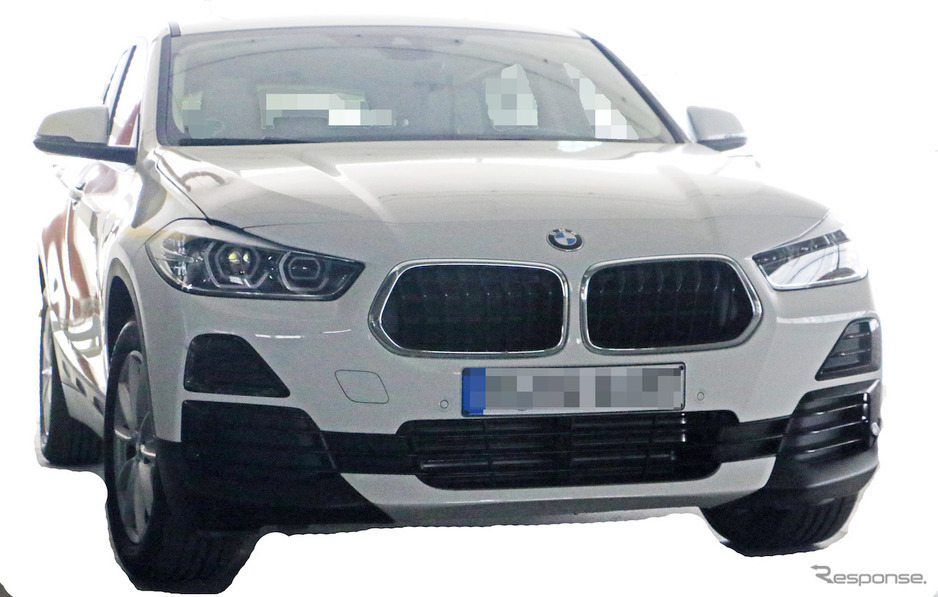 BMW X2 xDrive 25e 開発車両スクープ写真