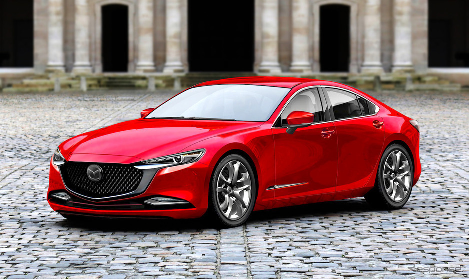 マツダ アテンザ改め「マツダ6」次期型の予想デザイン