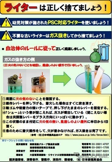 車内 ライター 発火 コレクション