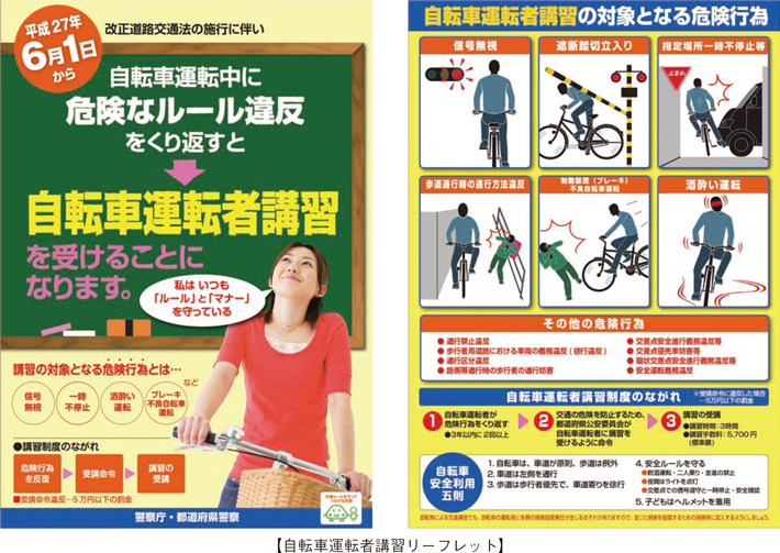 自転車運転者講習の対象 知っておきたい自転車の交通違反14種類 カーナリズム